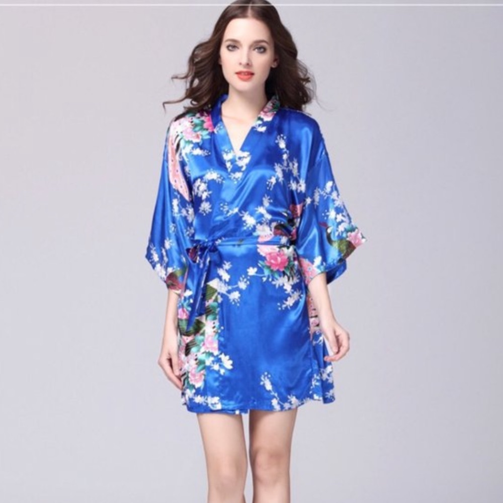 Royal blue robe